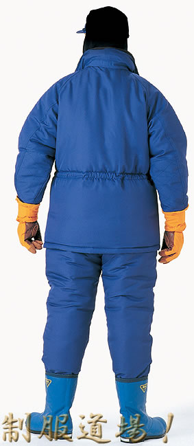 冷凍倉庫専用の防寒着ズボン