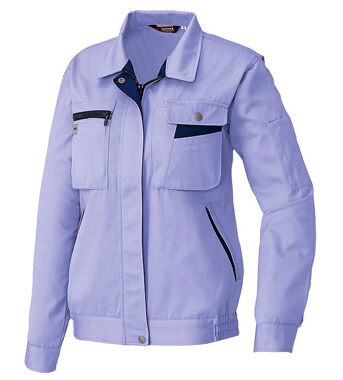 秋冬用・パープル作業服