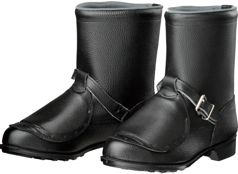 JIS規格の甲プロガード付き鉄工所向き作業用ブーツ安全靴