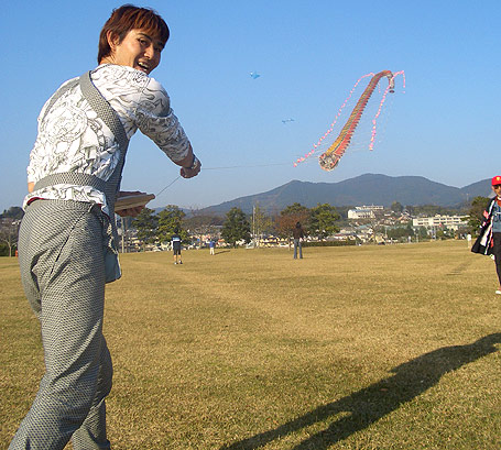 浜松市の凧揚げ大会
